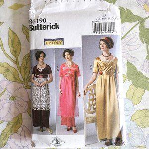UNCUT Sewing Pattern Butterick 6190 Size 14-22